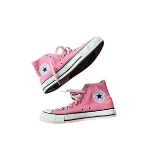 Converse Womens Pink Chuck Taylor All Star High Top Sneakers Size 8.5